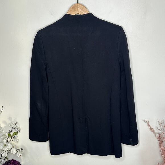 MADEWELL Structured Tribune Blazer Black Minimalistic Sz 2 {3J44} - Picture 4 of 7